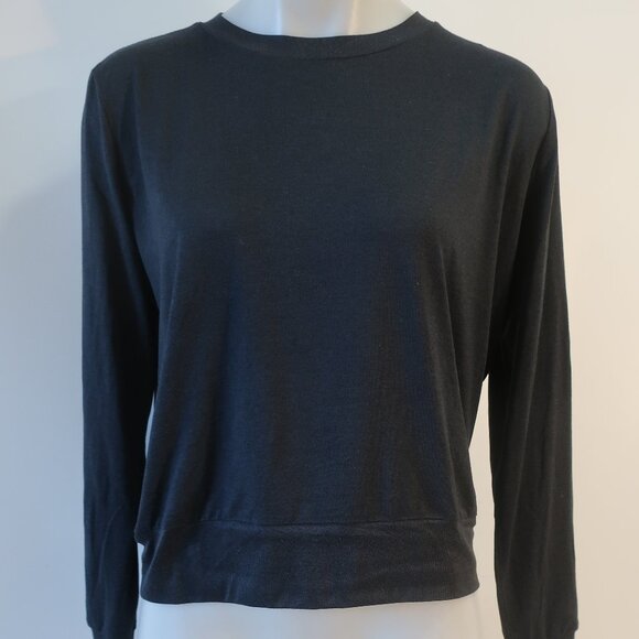 Womens Vuori Black Long Sleeve Daydream Crew Neck Activewear Top M - Picture 3 of 12